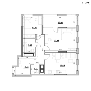 Квартира W-7403804, Залізничне шосе, 45а, Київ - Фото 7