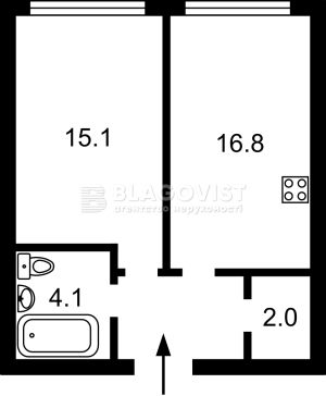 Квартира W-7406981, Набережно-Рибальська дорога, 27, Київ - Фото 3