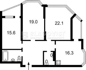 Квартира W-7407823, Драгоманова, 4а, Київ - Фото 2