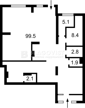  Нежитлове приміщення, W-7415397, Гмирі Б., Київ - Фото 1