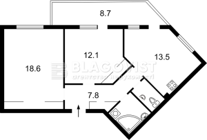 Квартира W-7439370, Драгоманова, 6/1, Киев - Фото 2