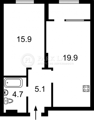 Apartment W-7300586, Kniazia Romana Mstyslavycha (Zhmachenka Henerala), 22, Kyiv - Photo 2