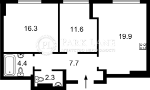 Квартира W-7353006, Фортечный тупик (Тверской тупик), 7б, Киев - Фото 2