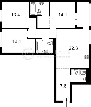 Квартира W-7358411, Братьев Шемет, 10/8, Киев - Фото 2