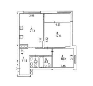 Квартира W-7360608, Сверстюка Евгения (Расковой Марины), 6д, Киев - Фото 2