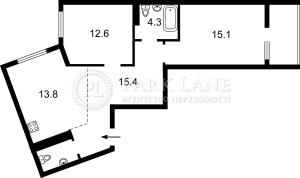 Квартира W-7373696, Бердника Олеся, 1д, Київ - Фото 2