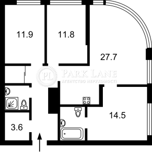 Квартира W-7373823, Ужгородский пер., 4/1, Киев - Фото 2