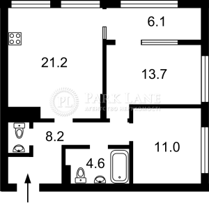 Квартира W-7395948, Дніпровська наб., 20а, Київ - Фото 2