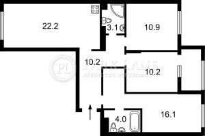 Квартира W-7424645, Святослава Храброго (Народного Ополчения), 11б, Киев - Фото 3