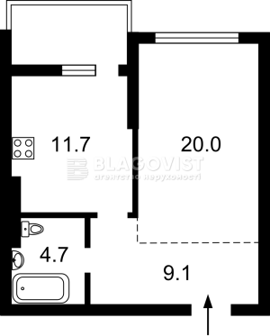 Квартира W-7455295, Бульварно-Кудрявская (Воровского), 17, Киев - Фото 2