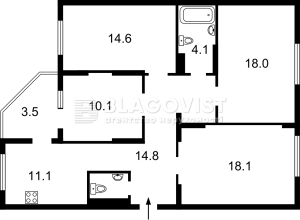 Квартира W-7455296, Данченко Сергея, 34а, Киев - Фото 2