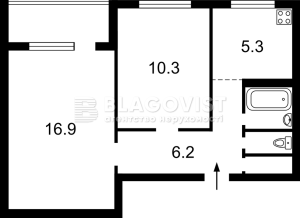 Квартира W-7455304, Дзюбы Ивана (Сосниных Семьи), Киев - Фото 2