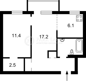 Квартира W-7336935, Кловський узвіз, 14б, Київ - Фото 13