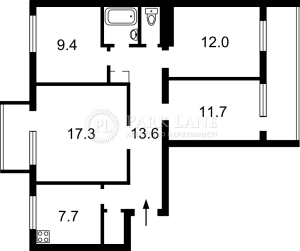 Квартира W-7337343, Верховинная, 18, Киев - Фото 11