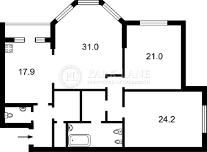Квартира W-7340926, Тютюнника Василия (Барбюса Анри), 5в, Киев - Фото 15