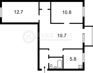 Квартира W-7366761, Іоанна Павла ІІ (Лумумби Патріса), 10, Київ - Фото 12