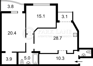 Квартира W-7398884, Бажана Николая просп., 1м, Киев - Фото 14