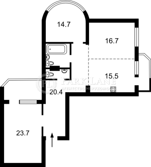 Квартира W-7401233, Чавдар Єлизавети, 11, Київ - Фото 10