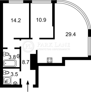 Квартира W-7404346, Ужгородский пер., 4/1, Киев - Фото 6