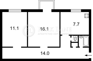 Квартира W-7437971, Верхний Вал, 50а, Киев - Фото 13