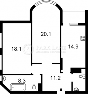 Квартира W-7312585, Іоанна Павла ІІ (Лумумби Патріса), 11, Київ - Фото 14