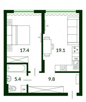 Квартира W-7340273, Максимовича Михайла (Трутенка Онуфрія), 32б, Київ - Фото 3