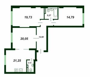 Квартира W-7399843, Максимовича Михаила (Трутенко Онуфрия), 32б, Киев - Фото 12