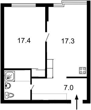 Квартира W-7428110, Максимовича Михаила (Трутенко Онуфрия), 32а, Киев - Фото 20