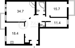 Квартира W-7438594, Волошская, 37а, Киев - Фото 13