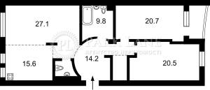 Квартира W-7442943, Коновальца Евгения (Щорса), 36в, Киев - Фото 2
