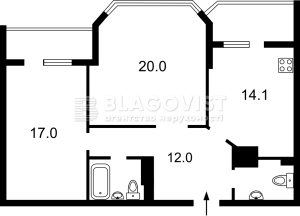 Квартира W-7394668, Градинская, 5, Киев - Фото 2