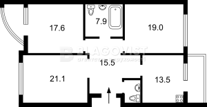 Квартира W-7325108, Чорновола Вячеслава, 29а, Київ - Фото 2