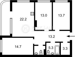 Квартира W-7335197, Днепровская наб., 15ж, Киев - Фото 3