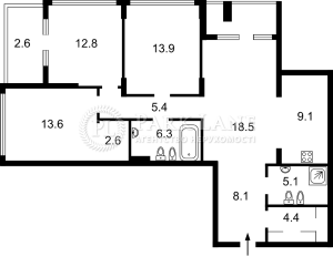 Квартира W-7354702, Фортечный тупик (Тверской тупик), 7в, Киев - Фото 3