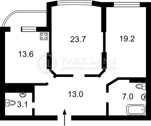 Квартира W-7355982, Максимовича Михайла (Трутенка Онуфрія), 3г, Київ - Фото 3