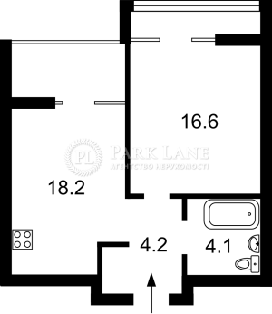 Квартира W-7358175, Ґарета Джонса (Хохлових Сім'ї), 12а, Київ - Фото 2