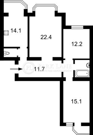 Квартира W-7375055, Кішки Самійла (Конєва Маршала), 9, Київ - Фото 3