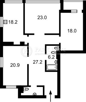 Квартира W-7378706, Малевича Казимира (Боженко), 48, Киев - Фото 3