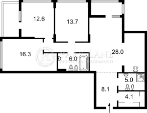 Квартира W-7378714, Фортечний тупик (Тверський тупик), 7в, Київ - Фото 4
