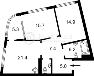 Квартира W-7379284, Причальная, 12, Киев - Фото 6