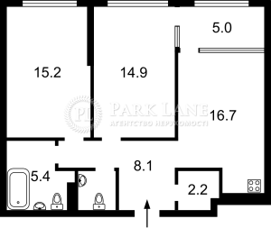 Квартира W-7400829, Дніпровська наб., 14ж, Київ - Фото 2