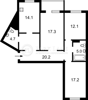 Квартира W-7428223, Григоренка П.просп., 12, Київ - Фото 2
