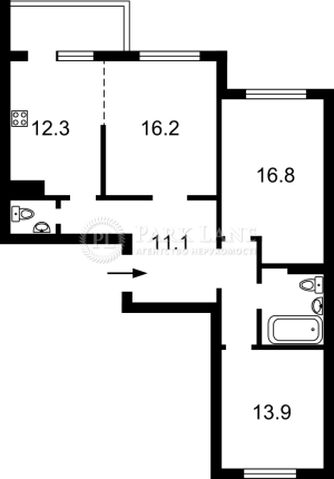 Квартира W-7387089, Воскресенська, 18а, Київ - Фото 2