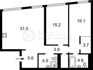 Квартира W-7421668, Заречная, 4копр1, Киев - Фото 3