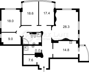 Квартира W-7422767, Иоанна Павла II (Лумумбы Патриса), 6/1, Киев - Фото 3