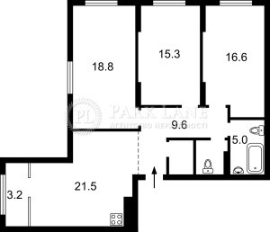 Квартира W-7437685, Князя Романа Мстиславича (Жмаченко Генерала), 22, Киев - Фото 3