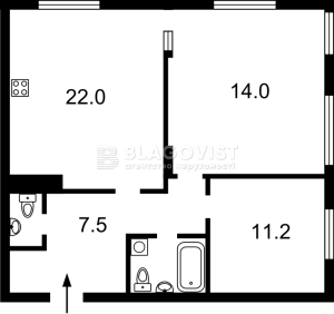 Квартира W-7343699, Науки просп., 58в, Киев - Фото 12