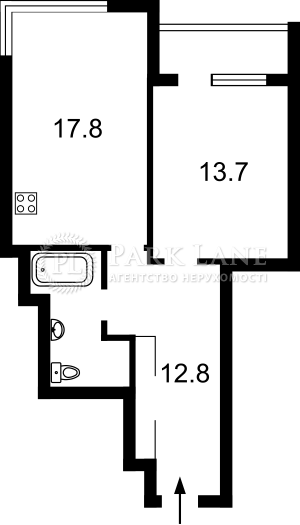 Квартира W-7307605, Маккейна Джона (Кудрі Івана), 7, Київ - Фото 13