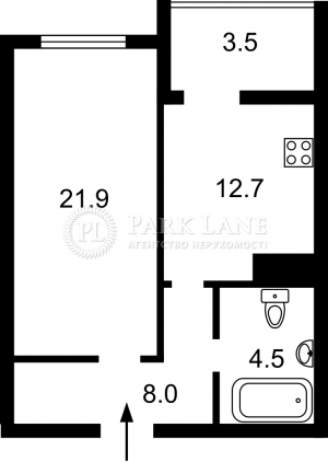 Квартира W-7317938, Бульварно-Кудрявська (Воровського), 24а, Київ - Фото 10