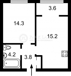 Квартира W-7323921, Максимовича Михаила (Трутенко Онуфрия), 26г, Киев - Фото 9